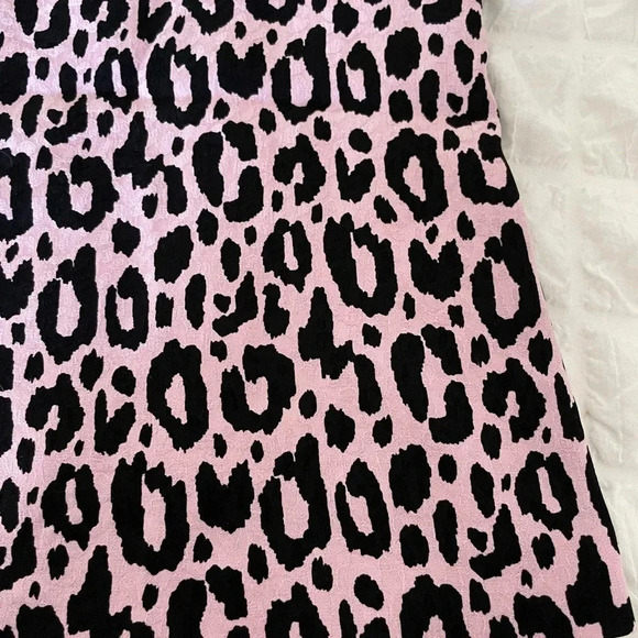 Maje pink leopard jipanta open slit midi skirt - Picture 11 of 15